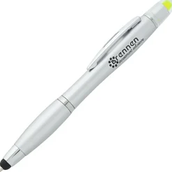 Curvy Stylus Twist Pen/Gel Highlighter