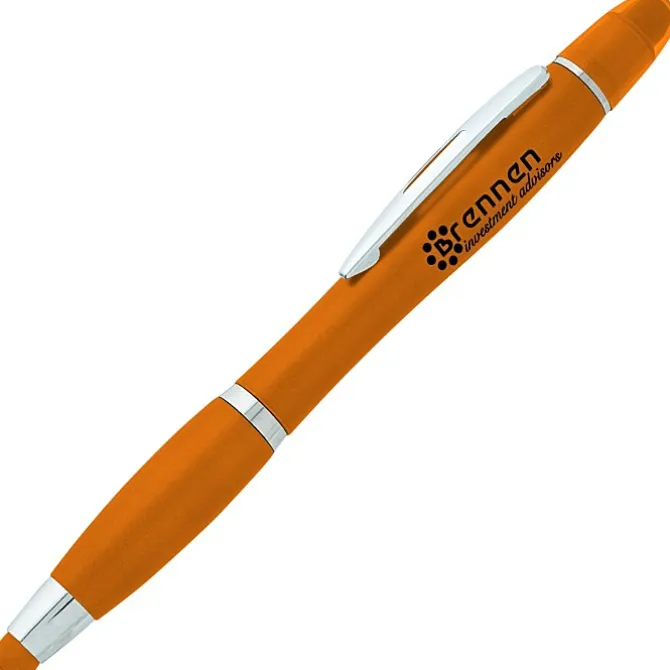 Curvy Stylus Twist Pen/Gel Highlighter - 24 hr