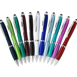 Curvy Stylus Twist Pen - Metallic