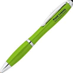 Curvy Stylus Twist Pen - Metallic