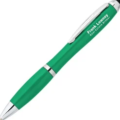 Curvy Stylus Twist Pen - Metallic