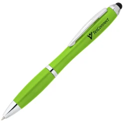 Curvy Stylus Twist Pen - Metallic - 24 hr