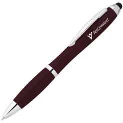 Curvy Stylus Twist Pen - Metallic - 24 hr