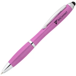 Curvy Stylus Twist Pen - Metallic - 24 hr