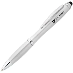 Curvy Stylus Twist Pen - Metallic - 24 hr