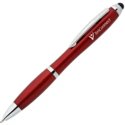 Curvy Stylus Twist Pen - Metallic - 24 hr