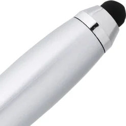 Curvy Stylus Twist Pen - Silver