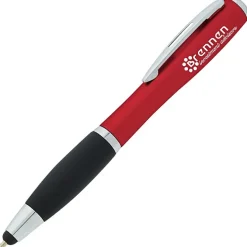 Curvy Stylus Twist Pen with Flashlight - 24 hr