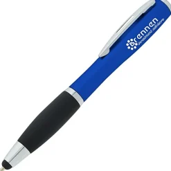 Curvy Stylus Twist Pen with Flashlight - 24 hr