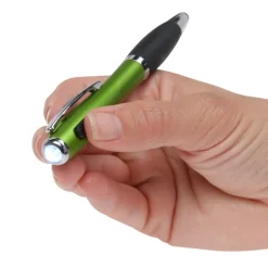 Curvy Stylus Twist Pen with Flashlight - 24 hr