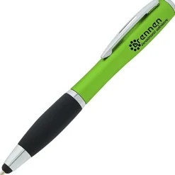 Curvy Stylus Twist Pen with Flashlight - 24 hr