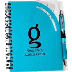 Curvy Top Notebook with Pen - 24 hr