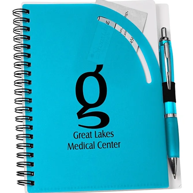 Curvy Top Notebook with Pen - 24 hr