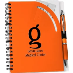 Curvy Top Notebook with Pen - 24 hr