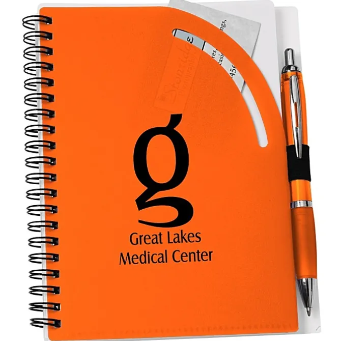 Curvy Top Notebook with Pen - 24 hr
