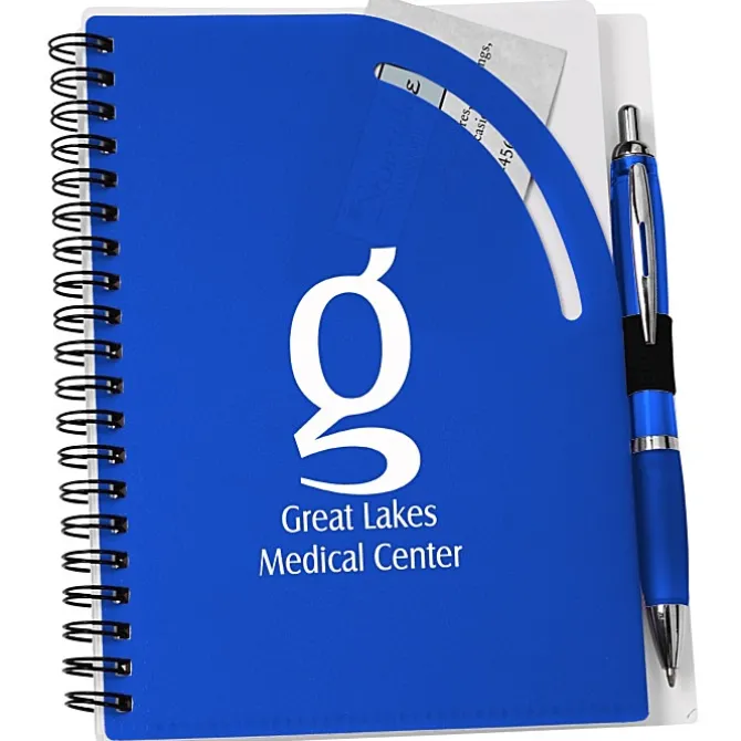 Curvy Top Notebook with Pen - 24 hr
