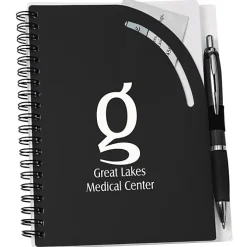 Curvy Top Notebook with Pen - 24 hr