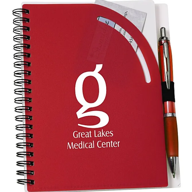 Curvy Top Notebook with Pen - 24 hr