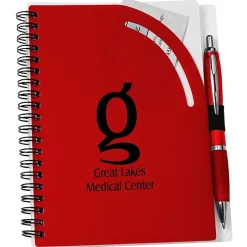 Curvy Top Notebook with Pen - 24 hr