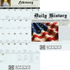 Daily History Calendar - Stapled
