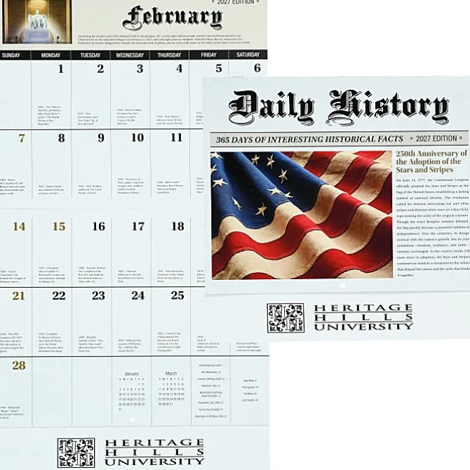 Daily History Calendar - Stapled