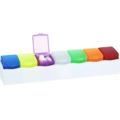 7-Day Pill Box with Removable Compartments