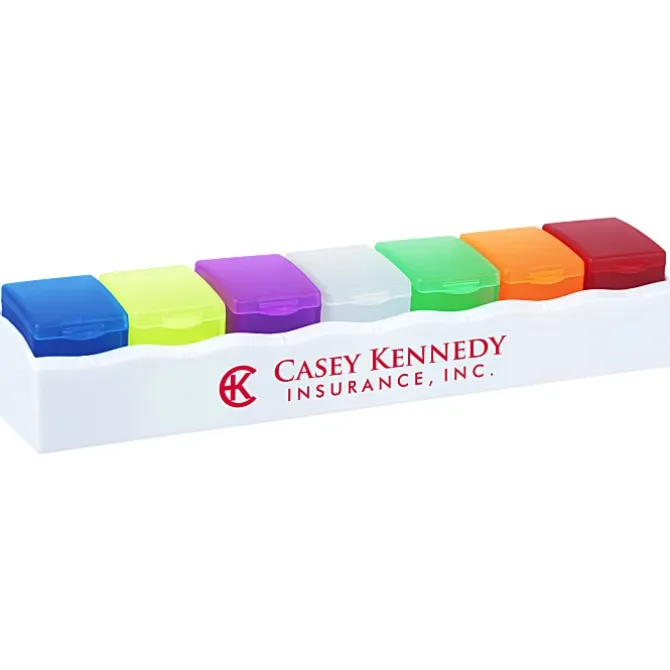 7-Day Pill Box with Removable Compartments