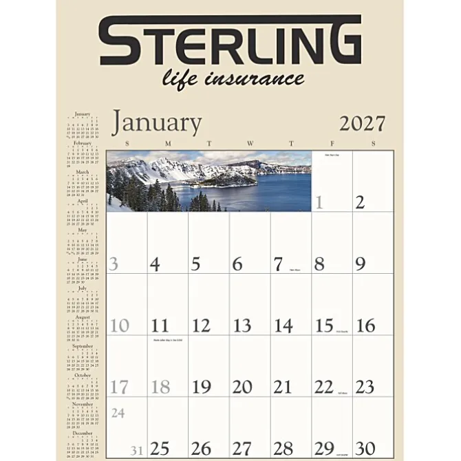 Decorator Memo Wall Calendar