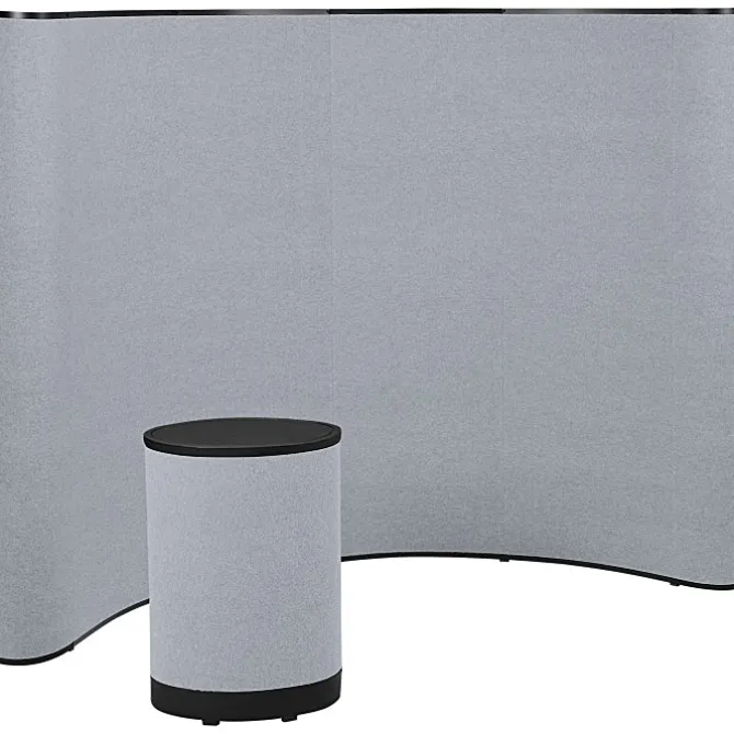 Deluxe Curved Floor Display - 10' - Blank
