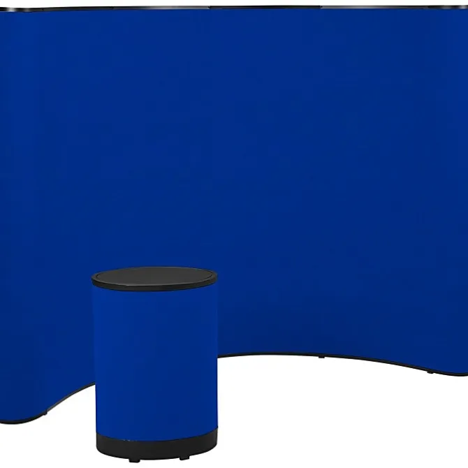 Deluxe Curved Floor Display - 10' - Blank