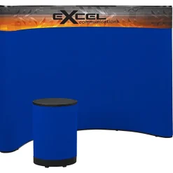 Deluxe Curved Floor Display - 10' - Header
