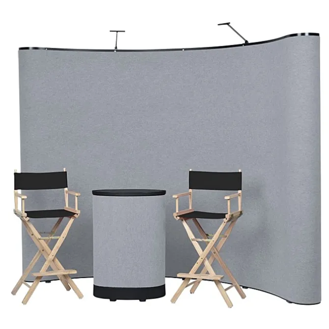 Deluxe Curved Floor Display Kit - Blank