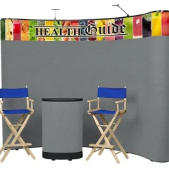 Deluxe Curved Floor Display Kit - Header