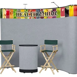 Deluxe Curved Floor Display Kit - Header