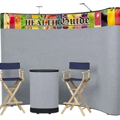 Deluxe Curved Floor Display Kit - Header