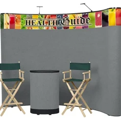 Deluxe Curved Floor Display Kit - Header