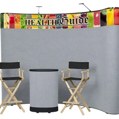 Deluxe Curved Floor Display Kit - Header