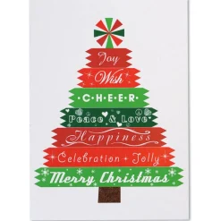 Designer Tree Christmas Greeting Card