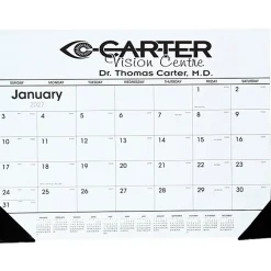 Desk Pad Calendar with Vinyl Corners