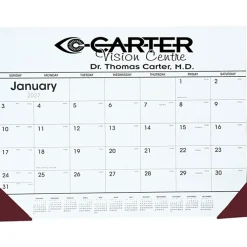 Desk Pad Calendar with Vinyl Corners