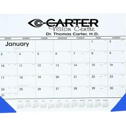 Desk Pad Calendar with Vinyl Corners
