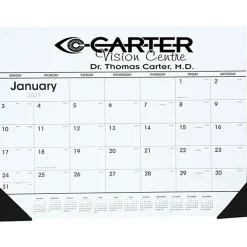 Desk Pad Calendar with Vinyl Corners