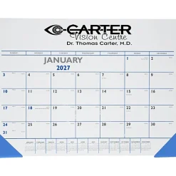 Desk Pad Calendar with Vinyl Corners - Colors