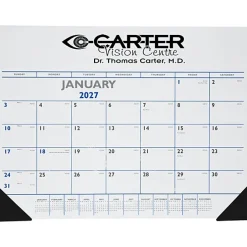 Desk Pad Calendar with Vinyl Corners - Colors