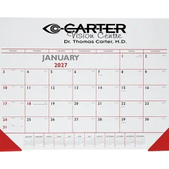 Desk Pad Calendar with Vinyl Corners - Colors