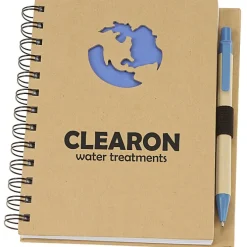 Die Cut Notebook - Globe