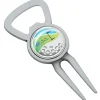 Divot Bottle Opener Tool with Ball Marker