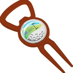 Divot Bottle Opener Tool with Ball Marker
