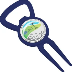 Divot Bottle Opener Tool with Ball Marker