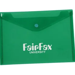 Document Envelope with Snap Closure - Translucent - 7 inches x 9-3/4 inches
